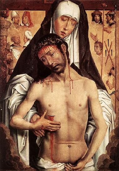 Hans Memling The Virgin Showing the Man of Sorrows France oil painting art